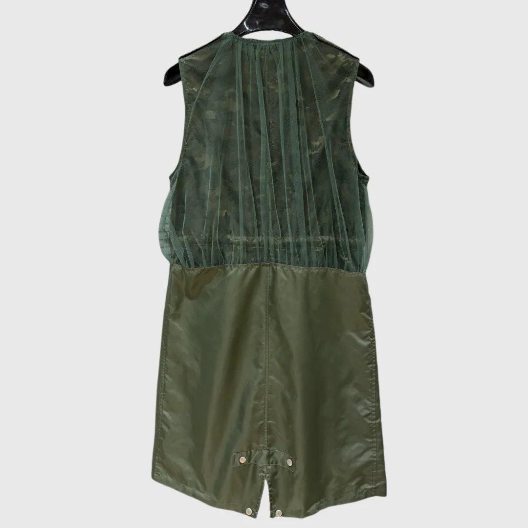 2025SS High Street Women's Clothing Women Casual Fashion Sleeveless Vest Female Reversible Design Coats