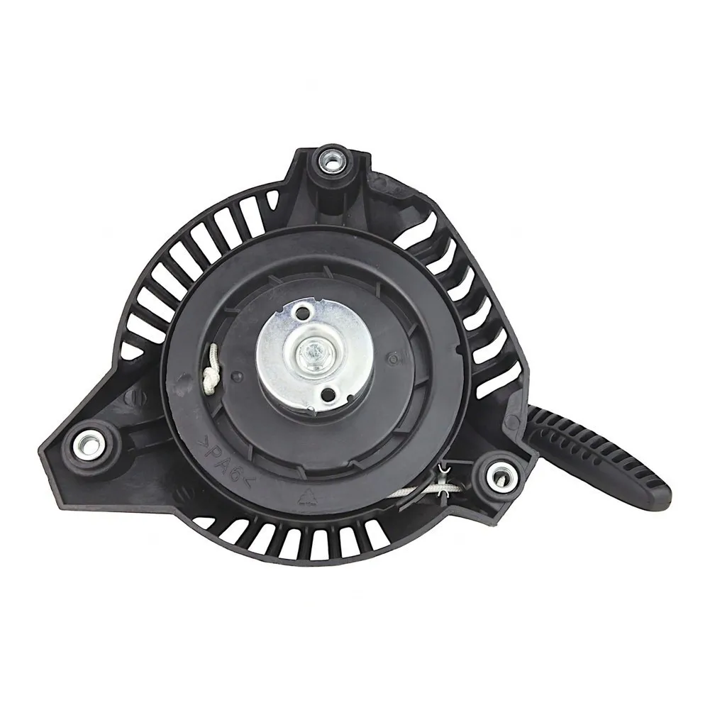 For FX-RM1630 Engine Pull Cord Pull Starter For Outdoor Gardening Black Replacement Pull Starter Smooth Engagement