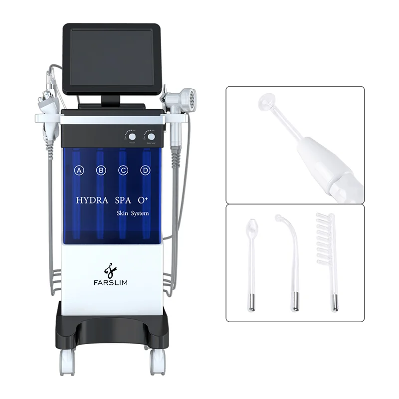 

10 in 1 Diamond Peeling and Hydrofacials Water Jet Aqua Facial Hydra Dermabrasion Machine