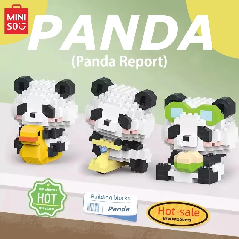 

MINISO Chinese Panda Mini Building Blocks Construction Set Block Animals Model Assembly Bricks DIY Home Decor Toys for KIDS Gift