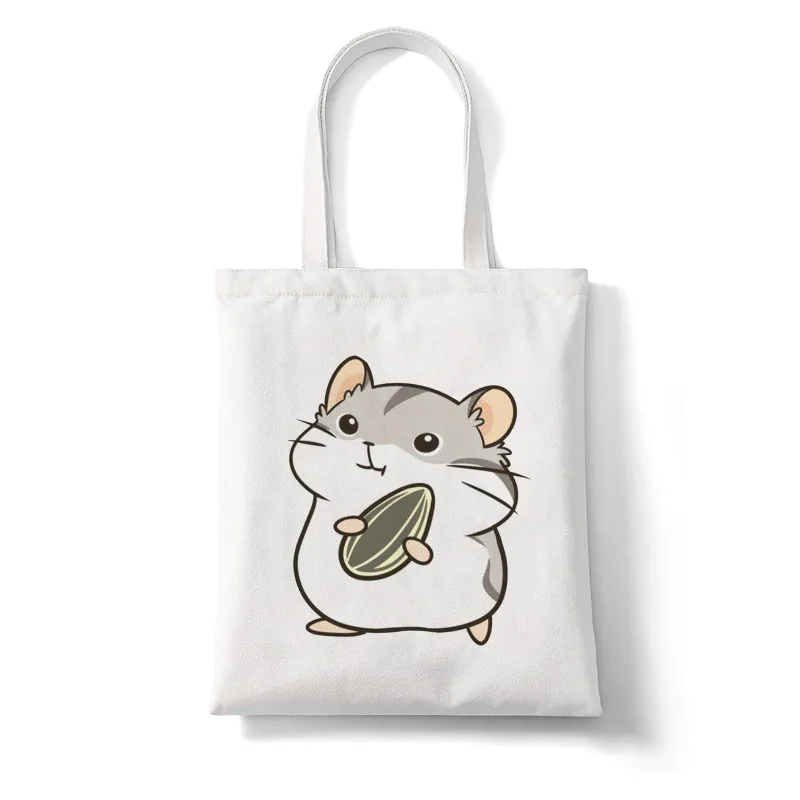 Cute Guinea Pig Women Shopper Shopping Bag Bolsa Bag Shopping Handbag Bag Tote Reusable Ecobag Cabas Bags for Women