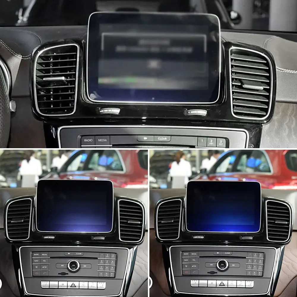 

Для Mercedes W166 W292 Автомобильная средняя вентиляционная решетка переменного тока, розетка для кондиционера в сборе для Benz GLE GLS Class 2016-2019 1668306001
