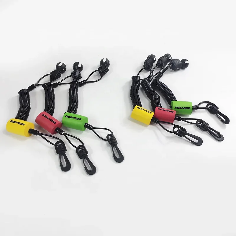 For BRP Seadoo Jetski Parts Accessories OEM:278003410 278003401 Key Safety Lanyark Ass'y Spark GTX RXP RXT WAKE GTI
