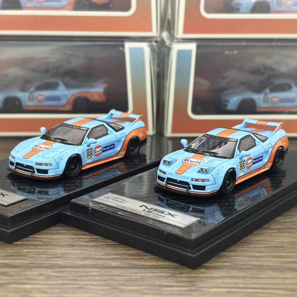 GL MODEL 1/64 Liberty Walk NSX GULF Color Resin Model Car