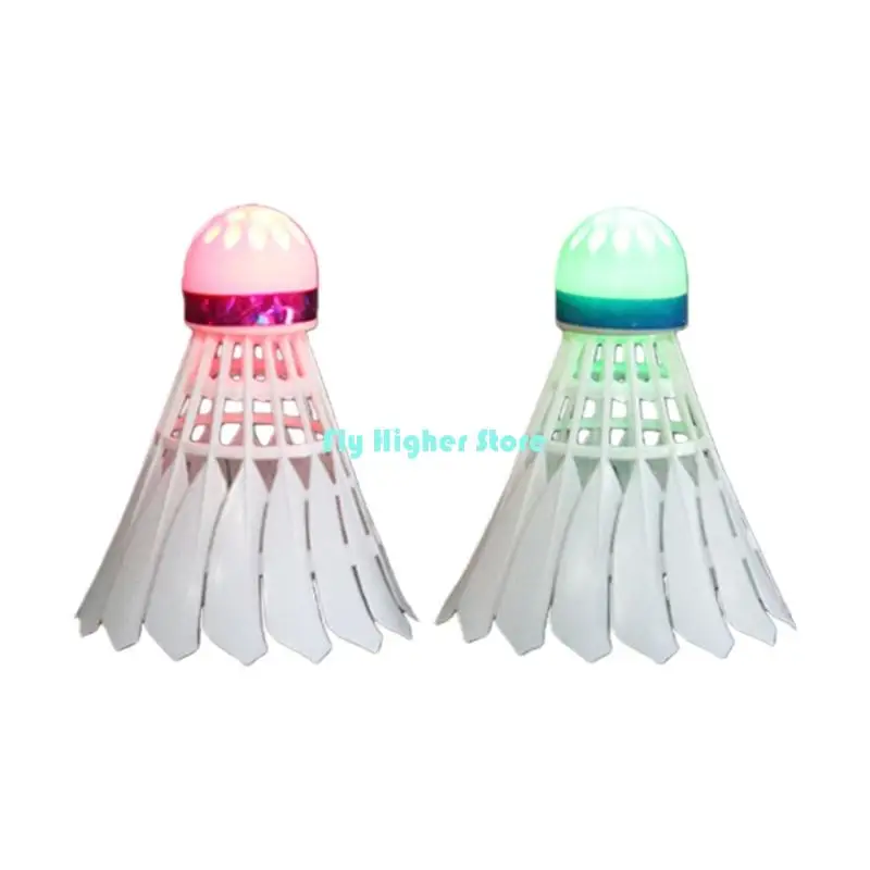 

4 шт. мячи для бадминтона, светящиеся воланы для занятий спортом в помещении и на открытом воздухе