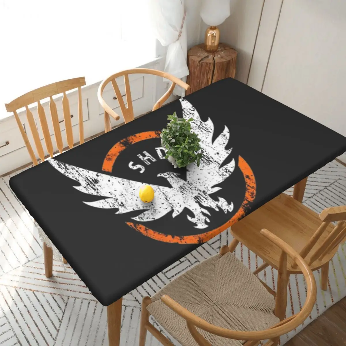 The Division Shd Customized Rectangular Tablecloth Oilproof Table Cover for Festival Party Decorations Table Cloth