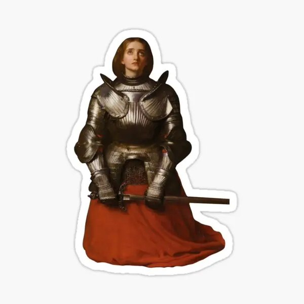 Millais Is Joan Of Arc  5PCS Stickers for Cartoon Luggage Background Home Decorations Cute Print Room Laptop Decor  Art Window