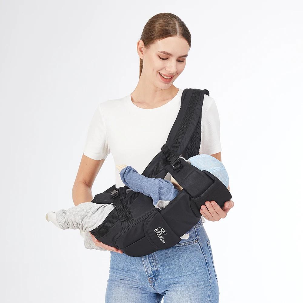 Porte-bébé, porte-sac à dos ergonomique 4 en 1, porte-bébé facilement réglable pour nouveau-né et tout-petit