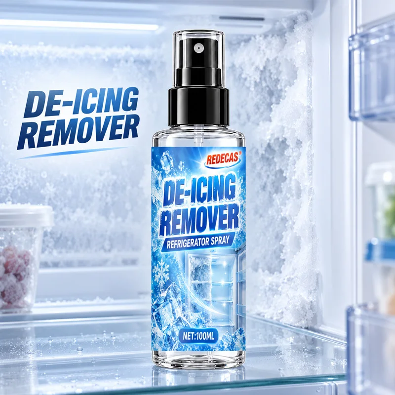 Refrigerator Defroster Spray, Fast Ice Melting Formula, Easy Ice Removal, Freezer De-Icing, for Fridge RV Car, Home Essential
