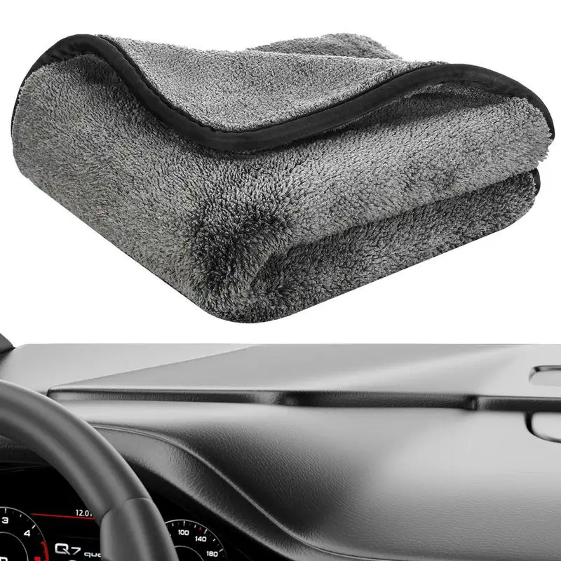 

Car Cleaning Towels Absorbent Coral Velvet Car Wash Cloth Anti-Scratch Cleaning Cloth Soft Car Towel And Drying Cloth For