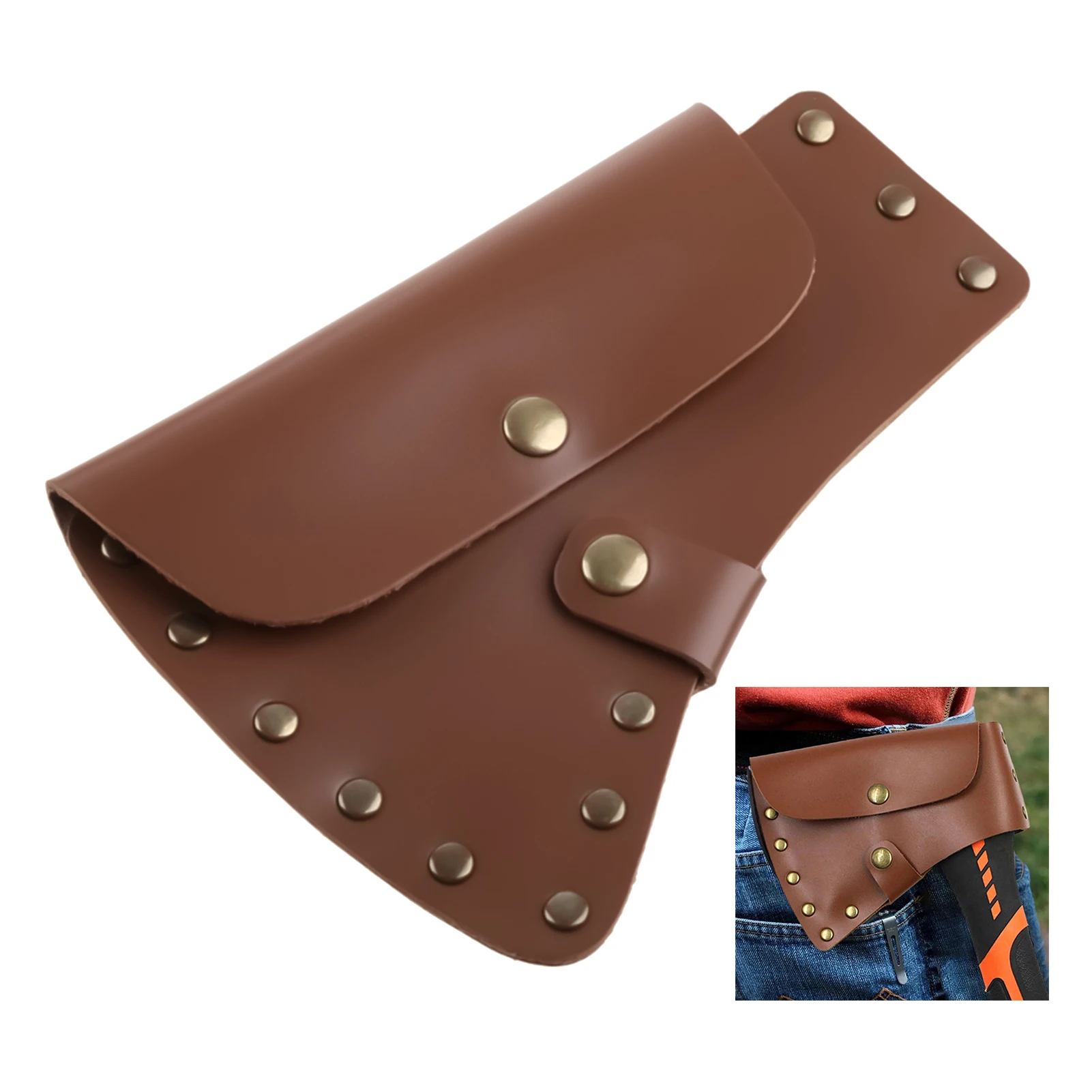 

Axe Sheath Head Cover Practical Durable Hatchet Head Holster For Protective Sleeve Camping Blade Cover Protector Covers