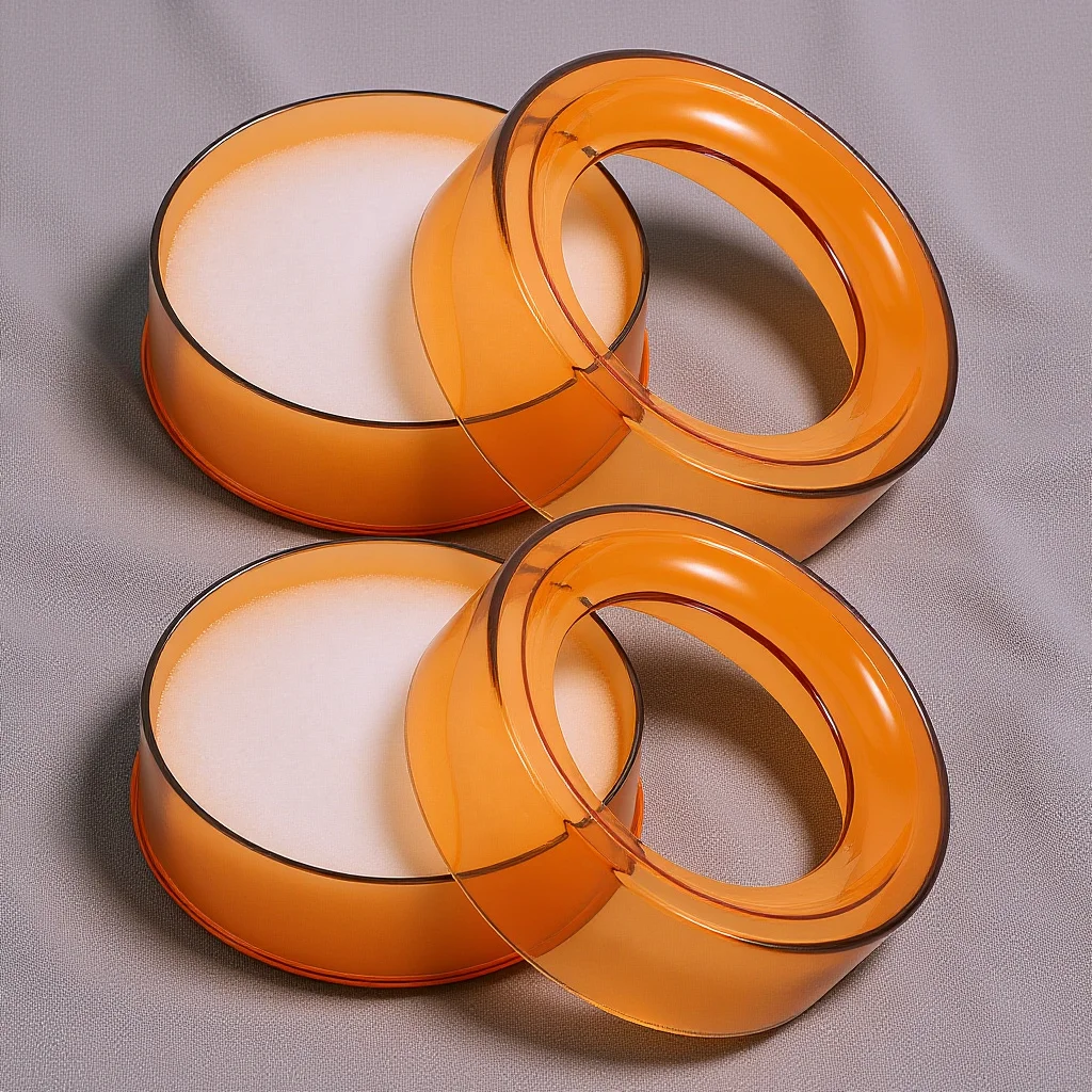 2Pcs Desktop Finger Moistener Plastic Round Sponge Fingertip Wetting Tool Money Counting Paper Handling Tool Finger Moistener