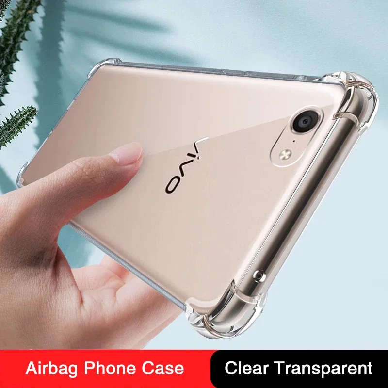 Coque Luxury Transparent Silicone Case for VIVO X9 S X9S X7 Plus X9Plus X7Plus Airbag Back Cover Fundas Mobile Phone Accessories