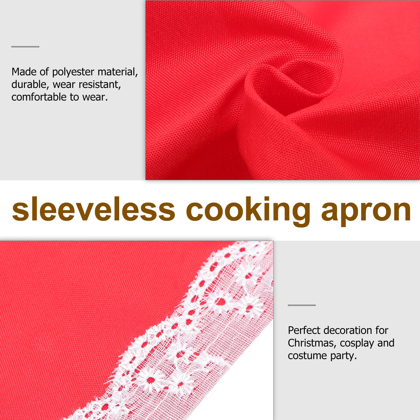 

Christmas Apron Creative Chef Kitchen Supplies Festive Party Decor for Restaurant Home Cooking Baking Adults Aprons for Adults