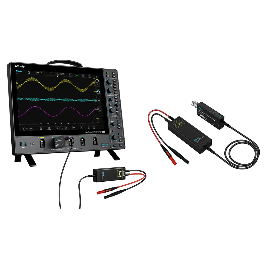 Micsig Oscilloscope High Voltage Differential Probe DP Series - DP10007/DP10013/DP7000 Oscilloscope Probe