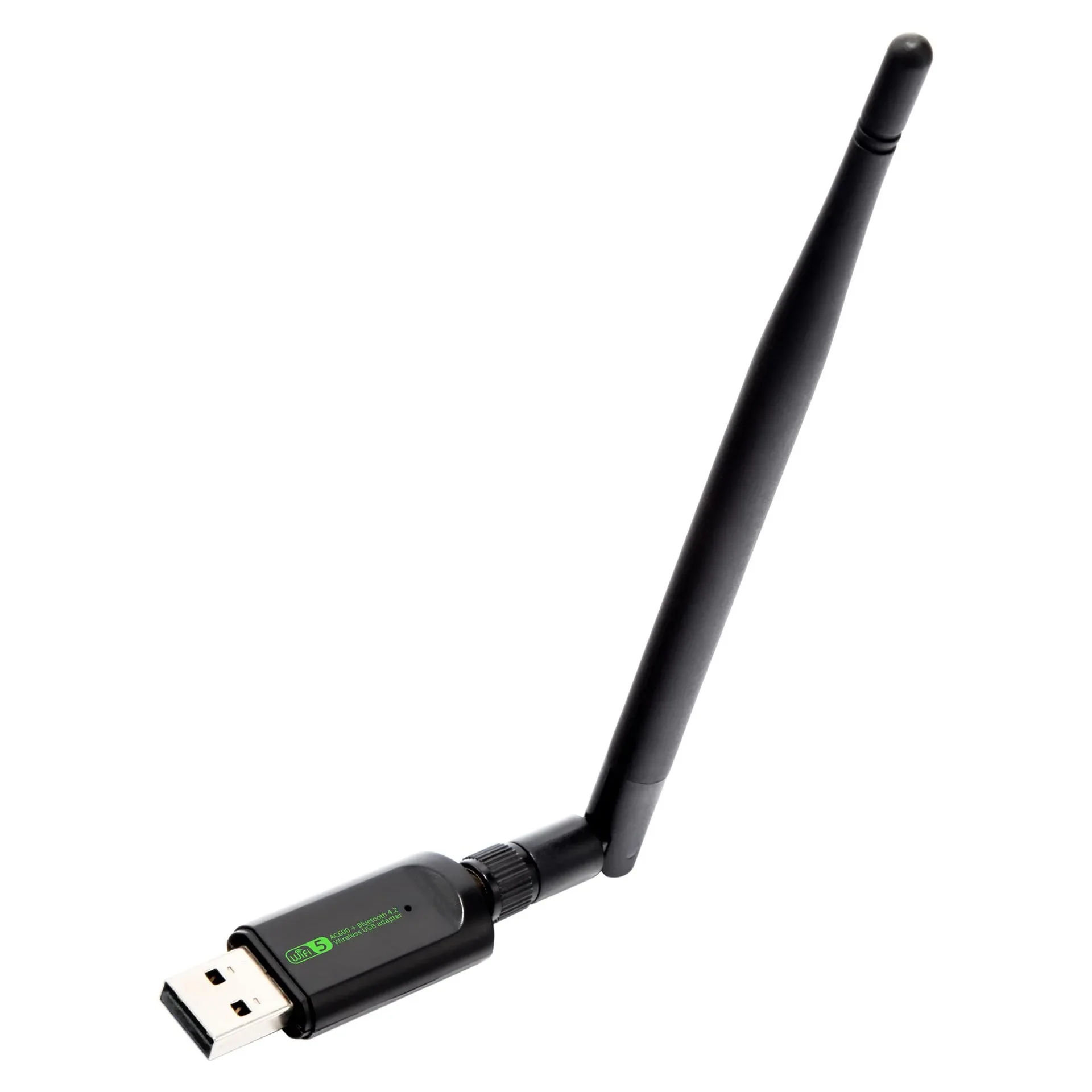 USB Wi-Fi Bluetooth адаптер AC600 двухдиапазонный беспроводной внешний Ресивер Мини WiFi адаптер для ПК/ноутбука/настольного компьютера