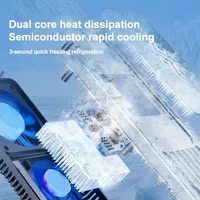 NEW D20 Laptop Cooling Pad fr 11-17.3'' Notebook Cooler Stand Semiconductor Air-cooled 4 Angle Adjustable Tablet Laptop Radiator - Image 4