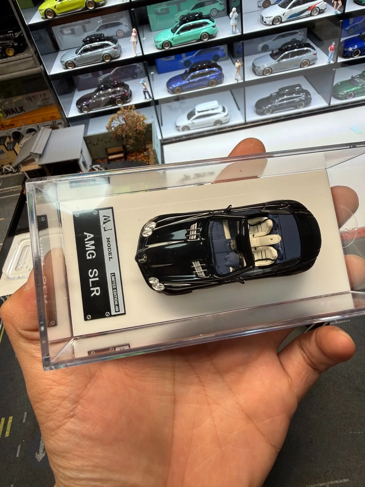 MJ 1:64 Scale Benz SLR McLaren Roadster Resin Car Model