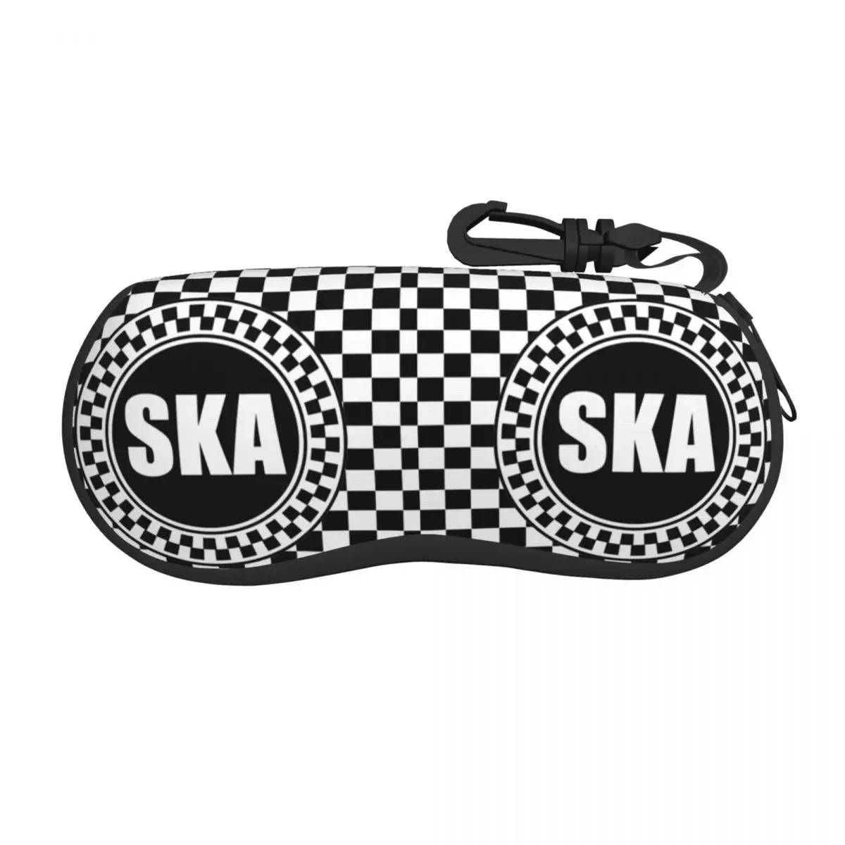 Jamaican Mainstream Music Ska Eyeglass Glasses Case Women Men Soft Sunglasses Protective Box