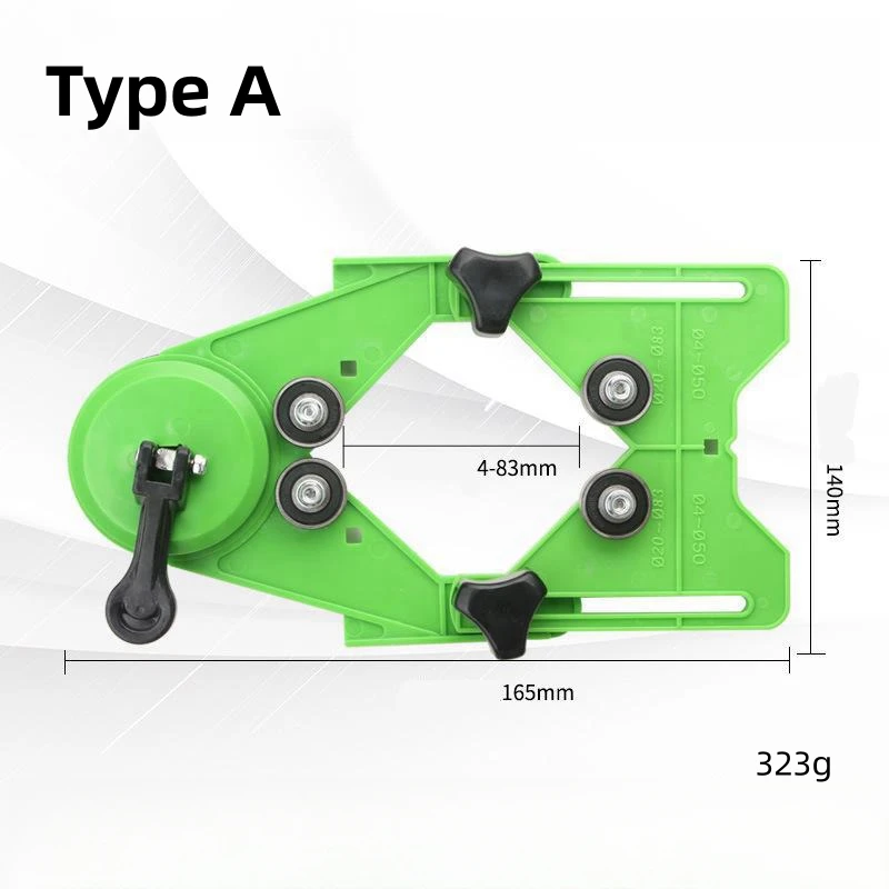 Allsome 4-83mm Glass Tile Opening Locator Suction Cup Marble Punch Drill Guide Diamond Drill Adjustable Guide Hole Locator
