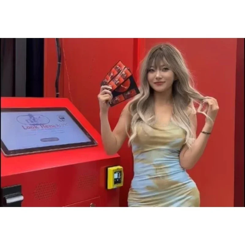 Customized Digital Selfie Passport ID Photo Kiosk Vending Machine Portable Photo Booth For Wedding Event Commercial Rental