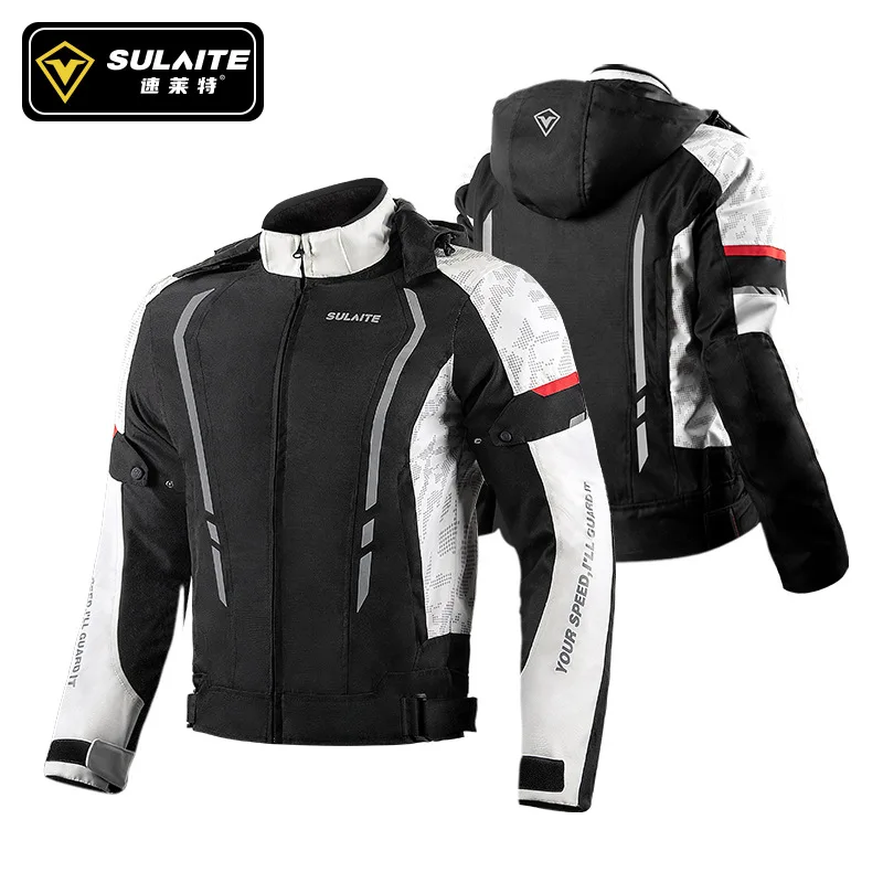 Winter Warm Motorcycle Jacket Windproof Reflective Riding Suit Removable Thermal Lining Fall Protection motorcycle suit