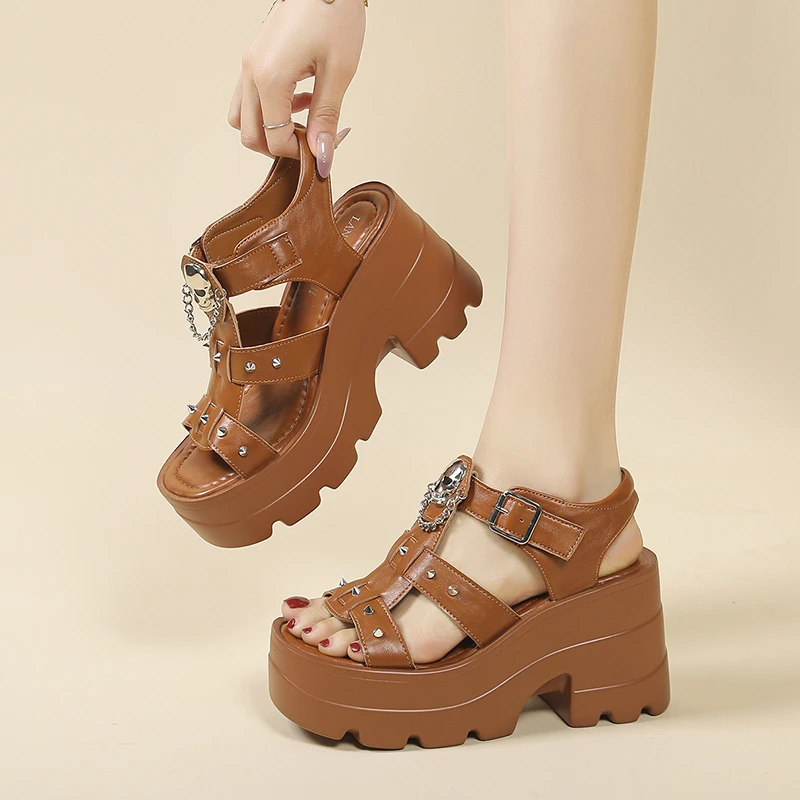 

Heightened Platform Sandals for Women 2026 New Summer Wear Fashion and High-end Roman Cool Boots