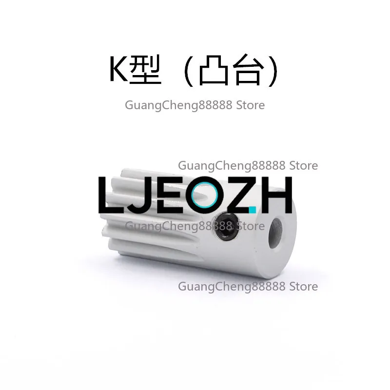 

Шестерня из алюминиевого сплава, модуль 1, 12-60 зубьев, моторная шестерня, прямозубая шестерня 1M