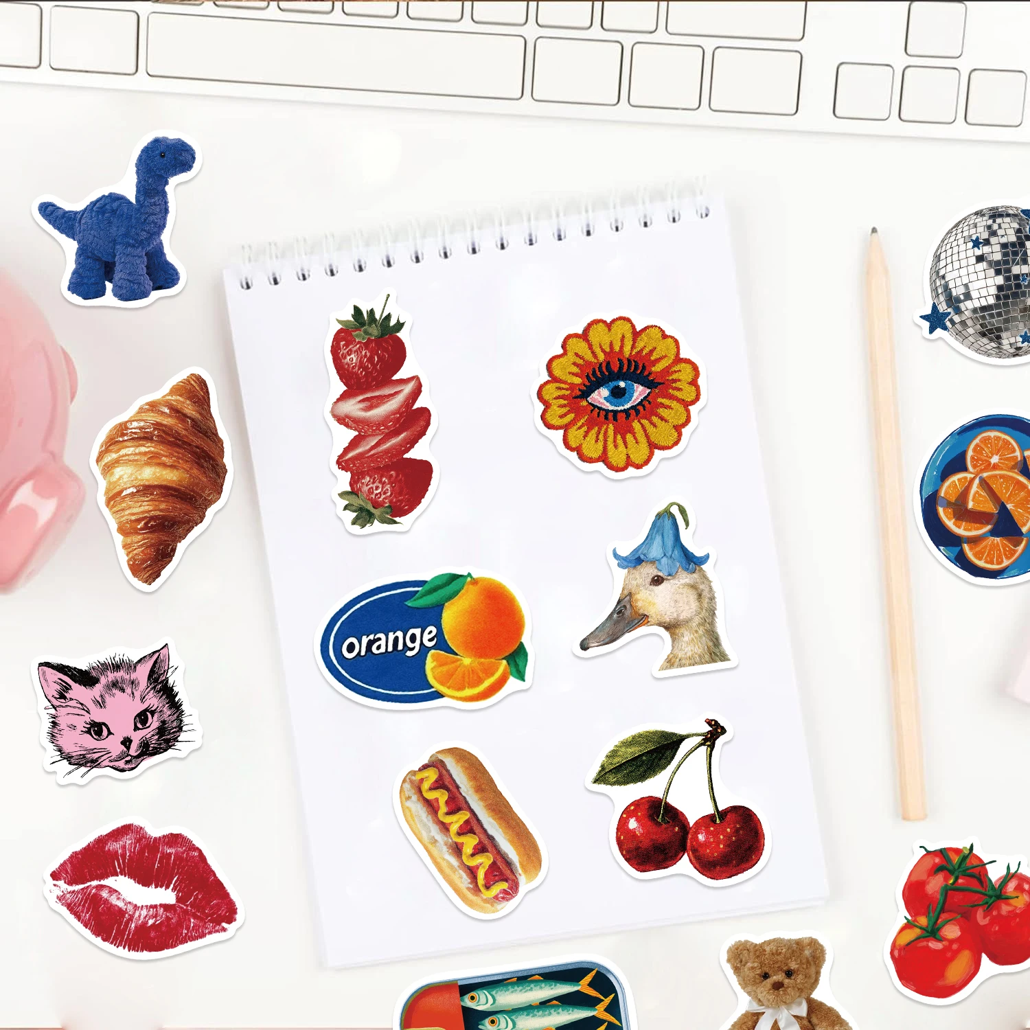 50 قطعة من ملصقات Y2K الكلاسيكية جرافيتي ملونة مناسبة لتزيين أجهزة الكمبيوتر المحمولة والهواتف المحمولة وحقائب السفر وزجاجات المياه #4