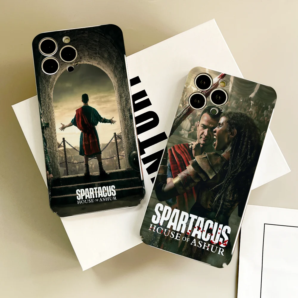 2025 Movie Spartacus House of Ashur phone case FUNDA For IPhone 17 16 15 14 13 12 11 Plus Pro Max Mini Back Cover Hard cover #1