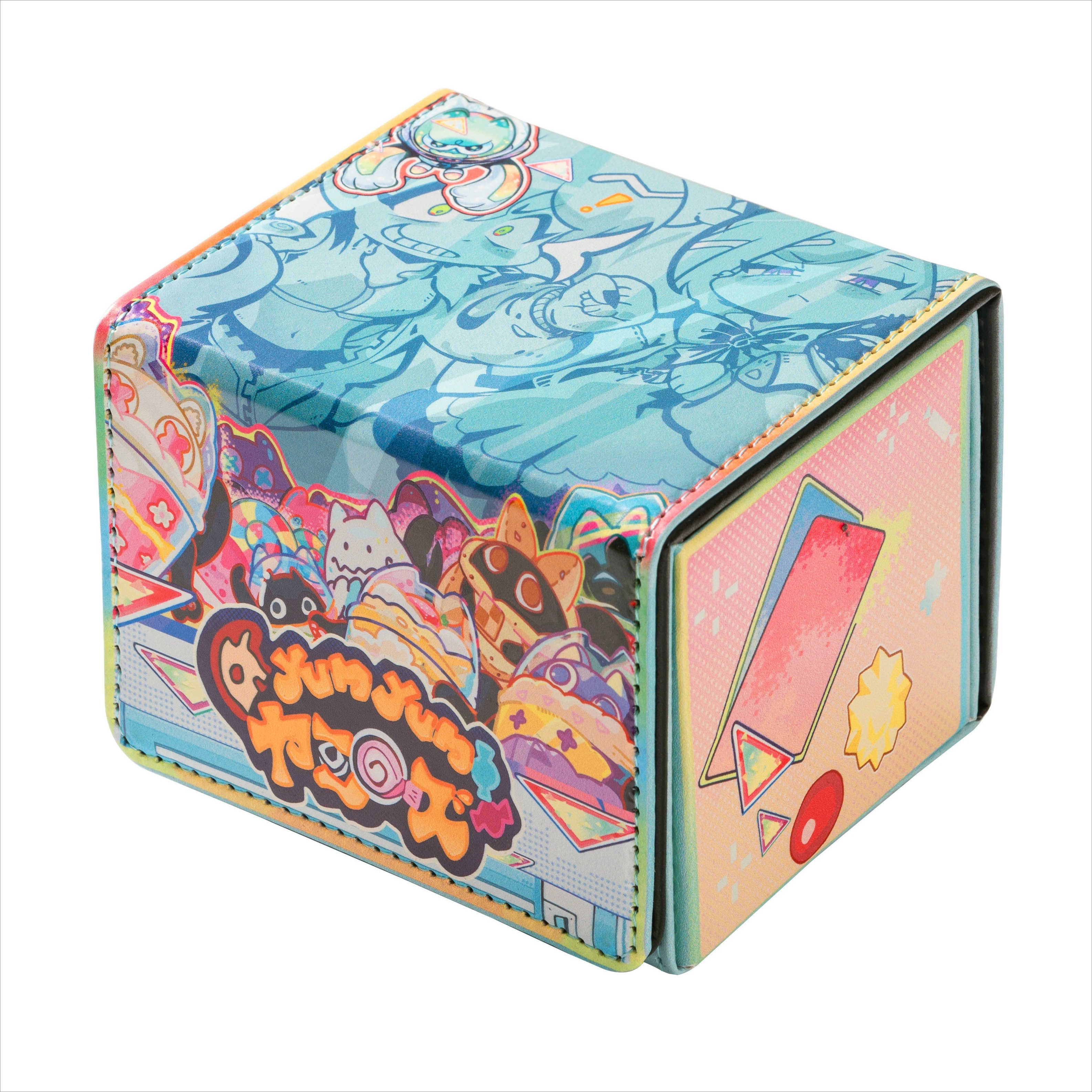 P5 Art Style Yugioh Incredible Ecclesia, the Virtuous Deck Box Yu-Gi-Oh! Pudełko do przechowywania kart kolekcjonerskich TCG OCG ze skóry PU, na 100+ kart