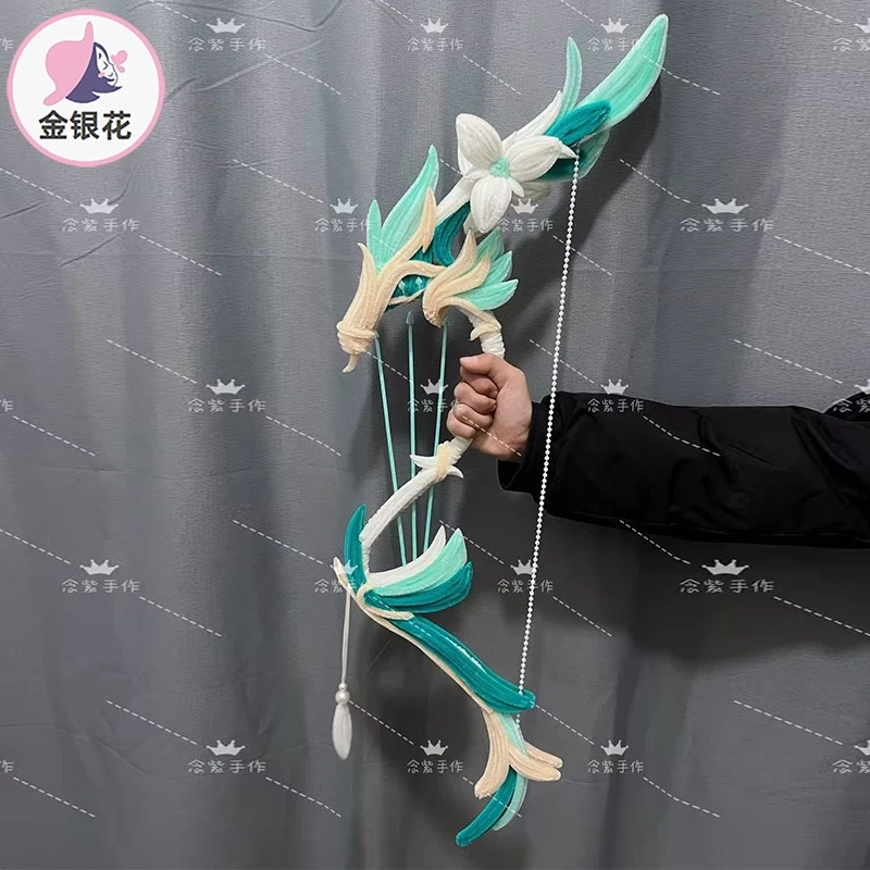 

Genshin Impact Venti Bow Cosplay Prop Fantasy Bow Arrow DIY Kit Game Replica Decorative Weaponed Model Role Play Convention Gift