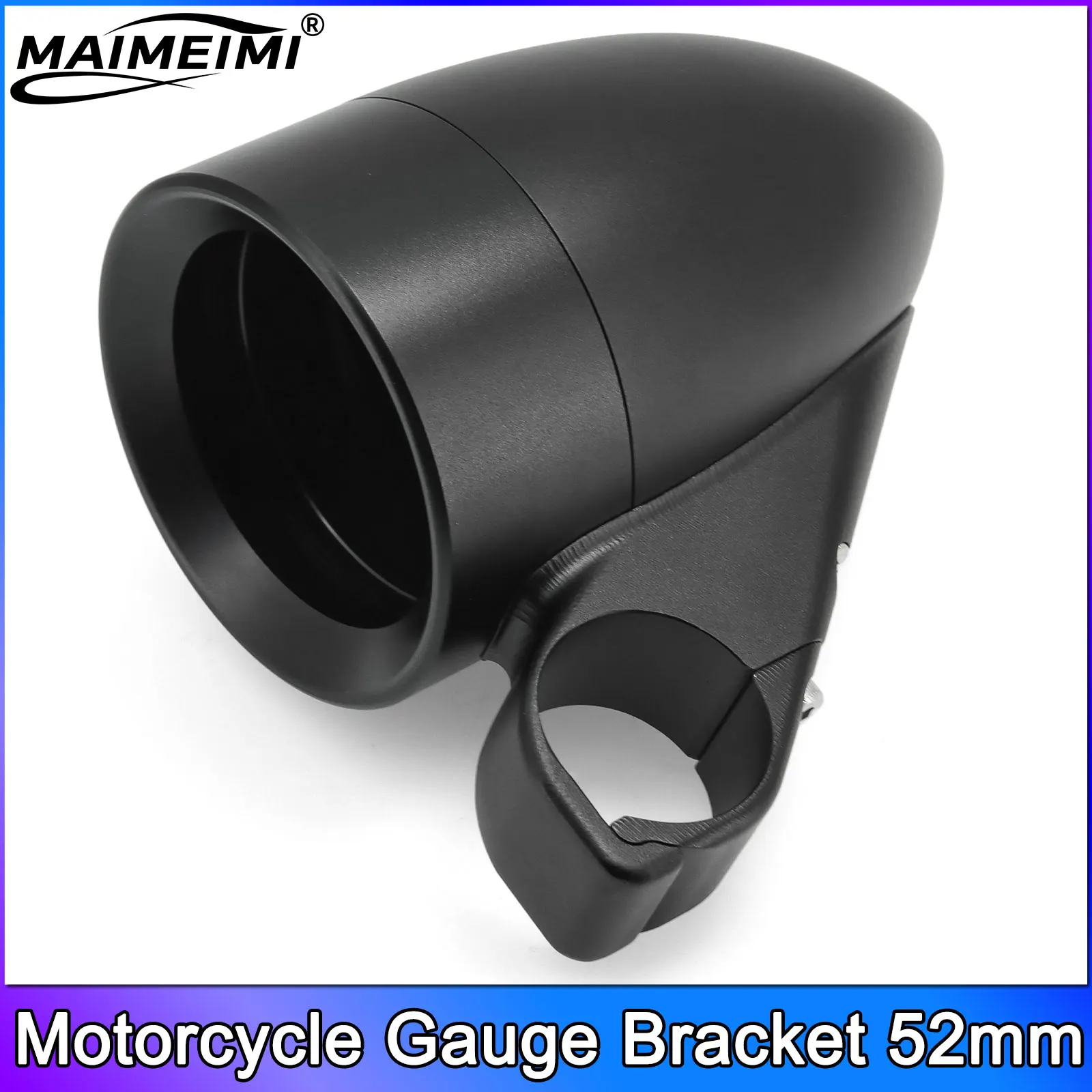 

Motorcycle Bracket 52mm Meter Gauge Cover Motorcycle Tachometer Speedometer Gauge Holder Instrument Bracket Meter Mount Holder