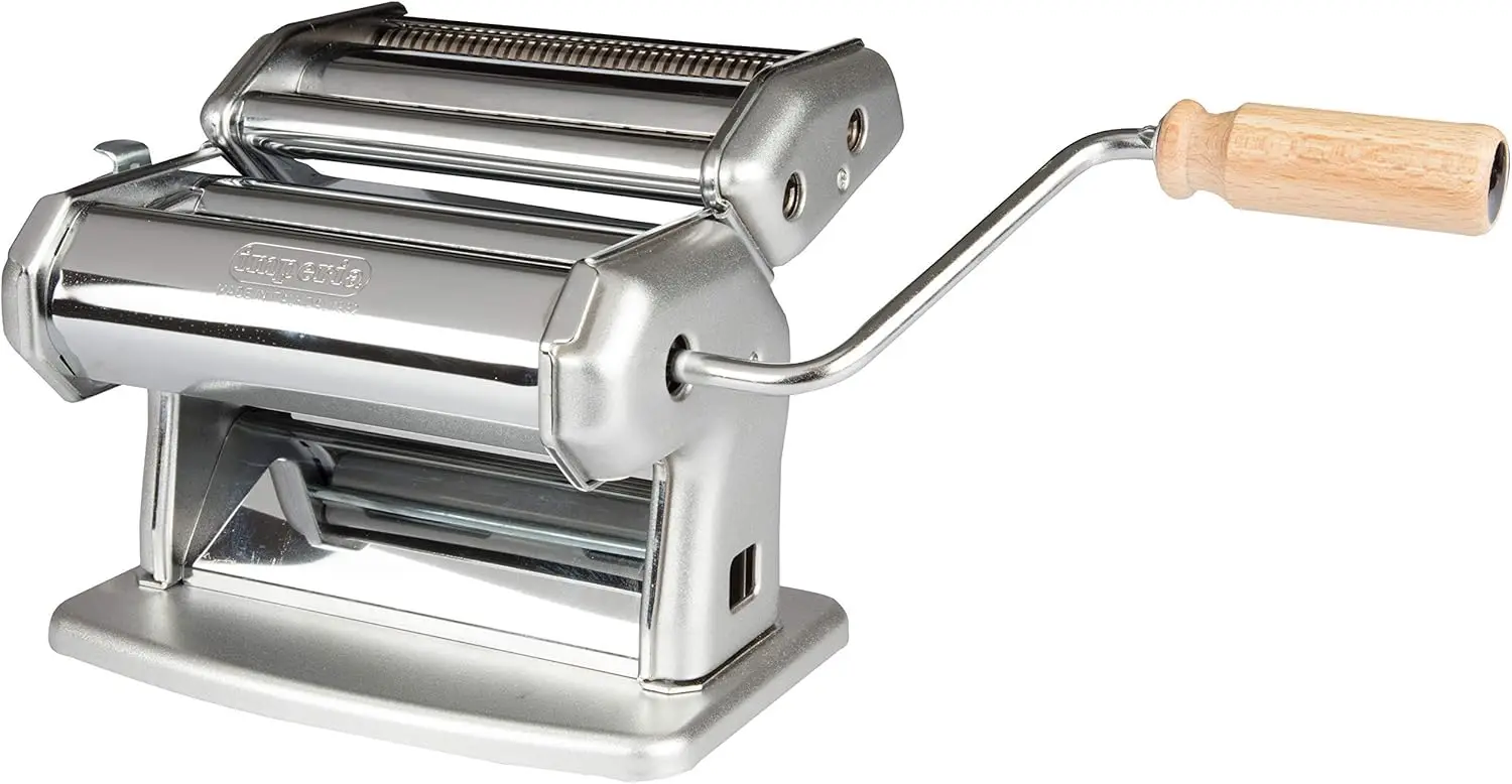 Pasta Maker Machine, Limited Edition - Makes 6 Different Types of Pasta - Adjustable Thickness, Made in Italy - Great fo