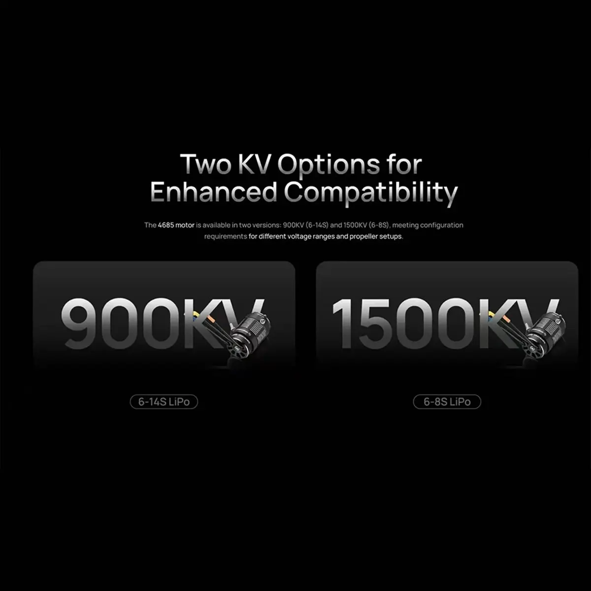 Top Sale For 4685SL V2 Motor for 200A/300A HV V4 ESC RC Boat Motor 1500KV 6-8S