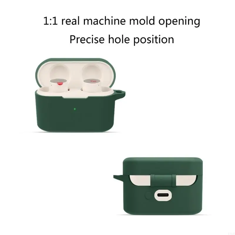 Y4UEワイヤレスヘッドフォン摩耗耐性シリコンケースショックプルーフダストプルーフスリーブのための保護