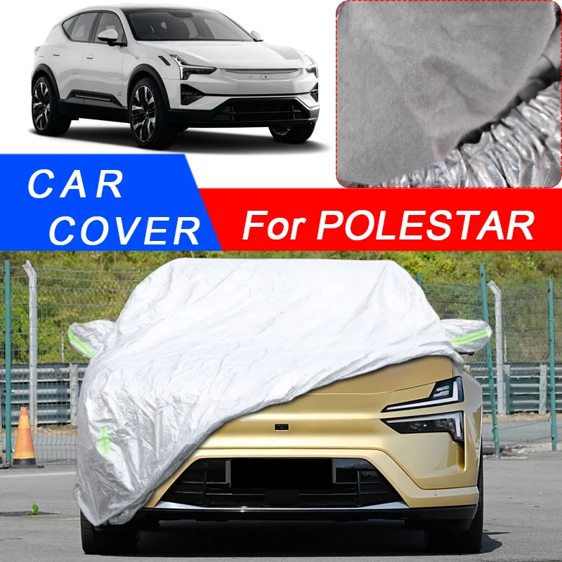 For POLESTAR 2 3 4 5 2022-2026 Thicken 3LayerCar Cover Anti-rain Dustproof Snow Waterproof Auto Accessories