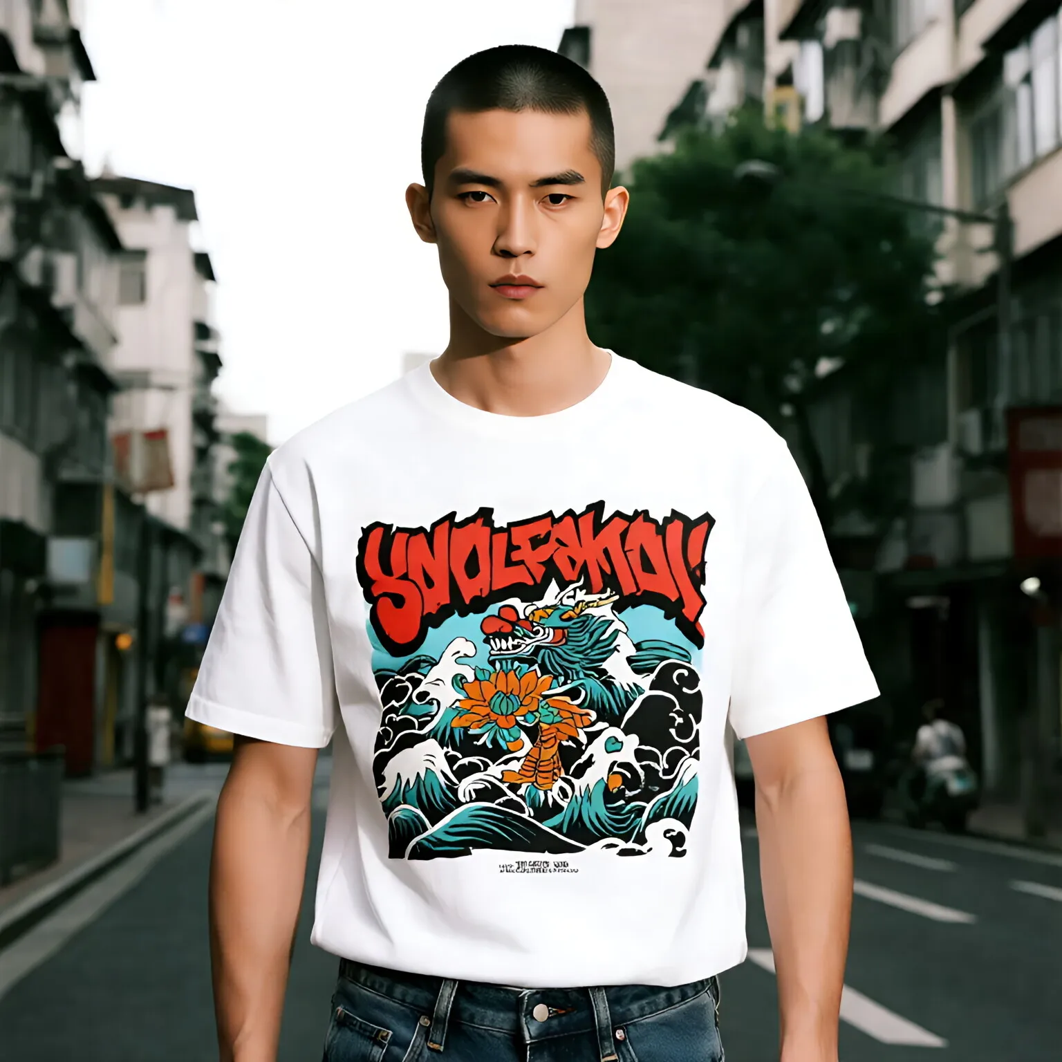 

Summer Men's and Women's Fashion Loose Short-sleeved T-shirt Pure Cotton Comfortable Black Fitness Men's American T-shirt 633