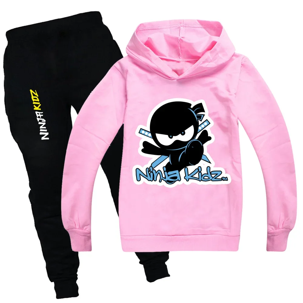 

Game NINJA KIDZ Clothes Kids Hoody Casual Sweatshirts+Pants 2pcs Set Girls Sportwear Baby Boys Tracksuit Children's Clothing