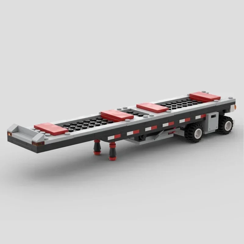 

City Car Model Moc Building Bricks Color Line Container Lorry Technology Modular Blocks Gifts Christmas Toys DIY Sets Assembly