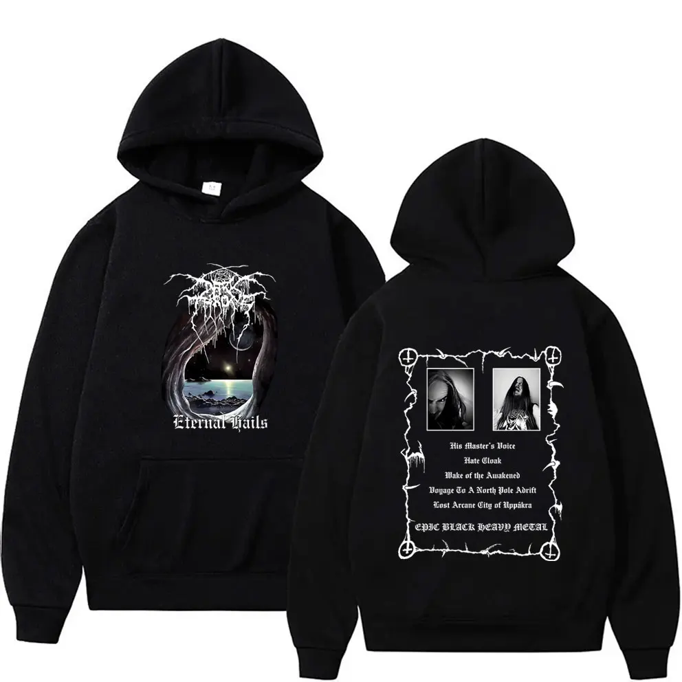 

Mayhem Double Sided Print Hoodie Men Women Classic Death Black Metal Rock Hooded Tracksuit Male Casual Oversized Fleece Hoodies