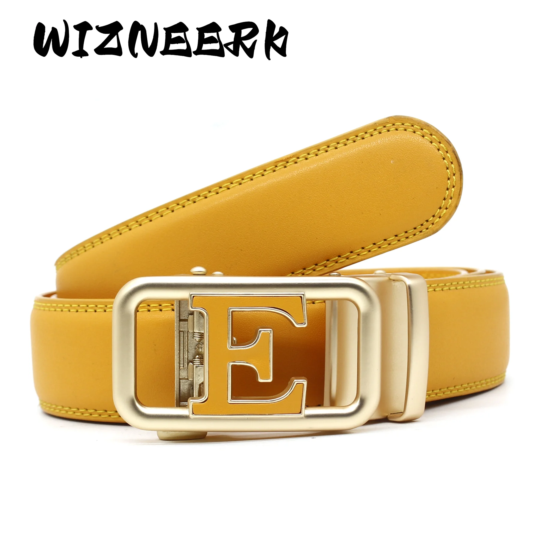 おしゃれなe字バックル、自動開閉式、軽量で日常の旅行やビジネスに最適です。