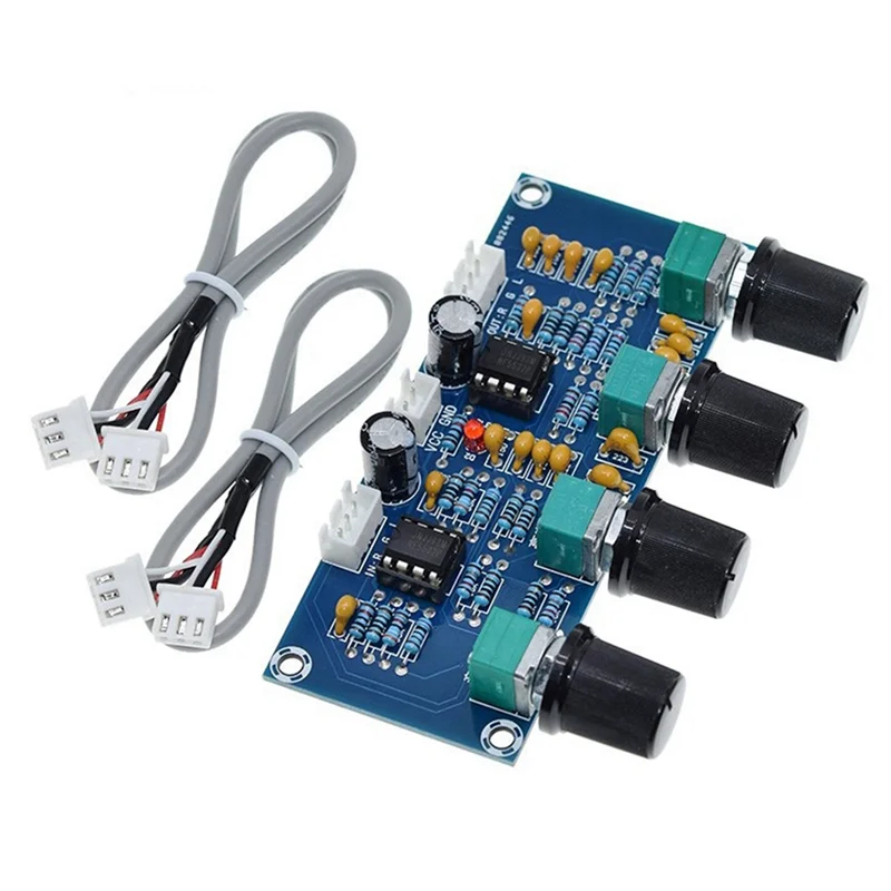 

XH-A901 Tone Board Preamp With Treble, Bass, Volume Adjustment Pre-Amplifier Tone Controller For Amplifier Boards