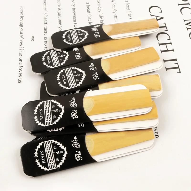 Трости для кларнета Bb 2.0 2.5 3.0 Традиционные трости для начинающих кларнет, упаковка из 10 штук с коробкой для начинающих кларнетов и игроков