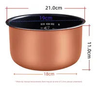 Suitable for Midea rice cooker 3L inner pot MB-FS3017/YJ308J/FS3018Q/WYJ301/YJ30ED