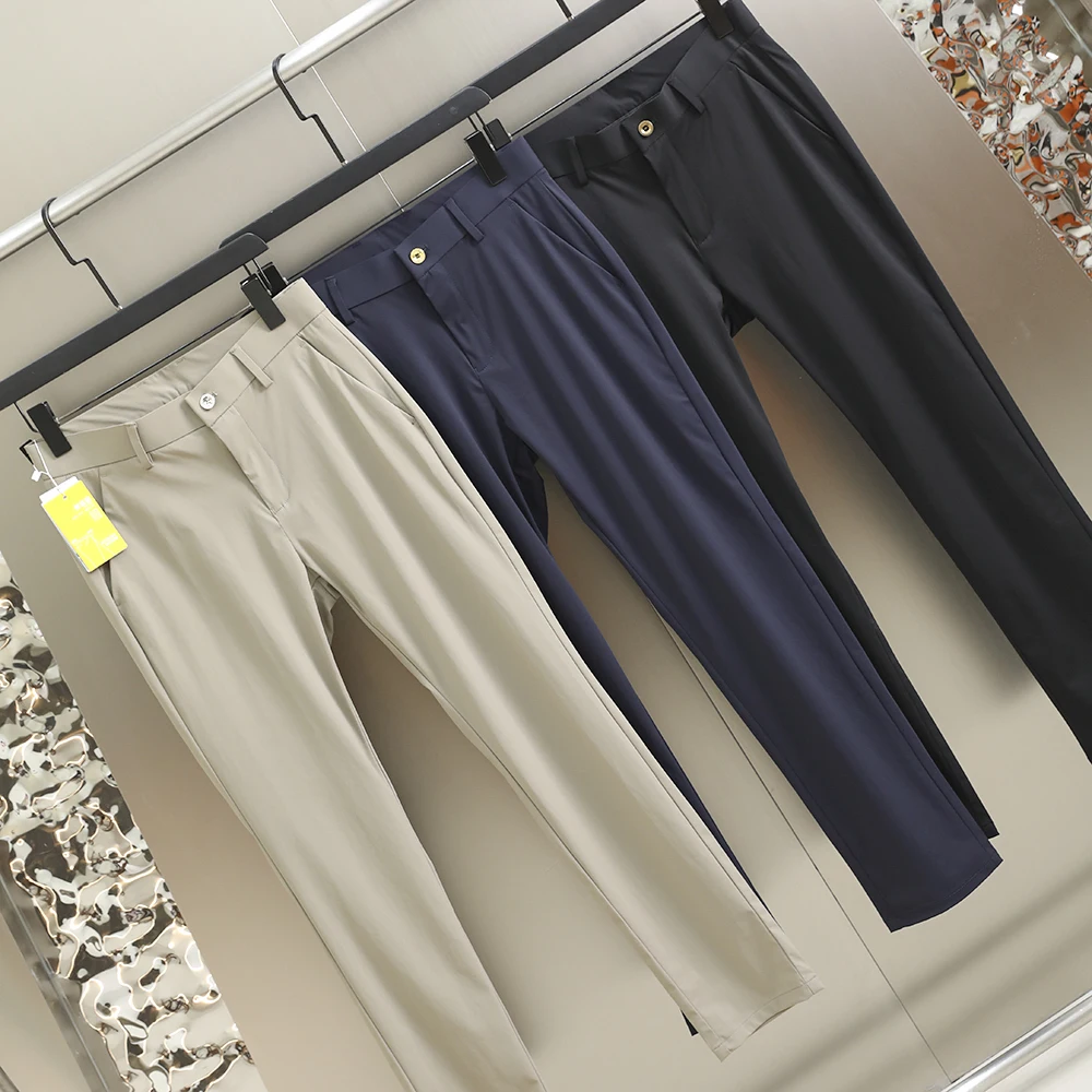 

Мужские повседневные брюки из технологичной ткани Four-Proof Tech: ветрозащитные, дышащие, водоотталкивающие, прочные, прямого кроя, на молнии, со средней посадкой