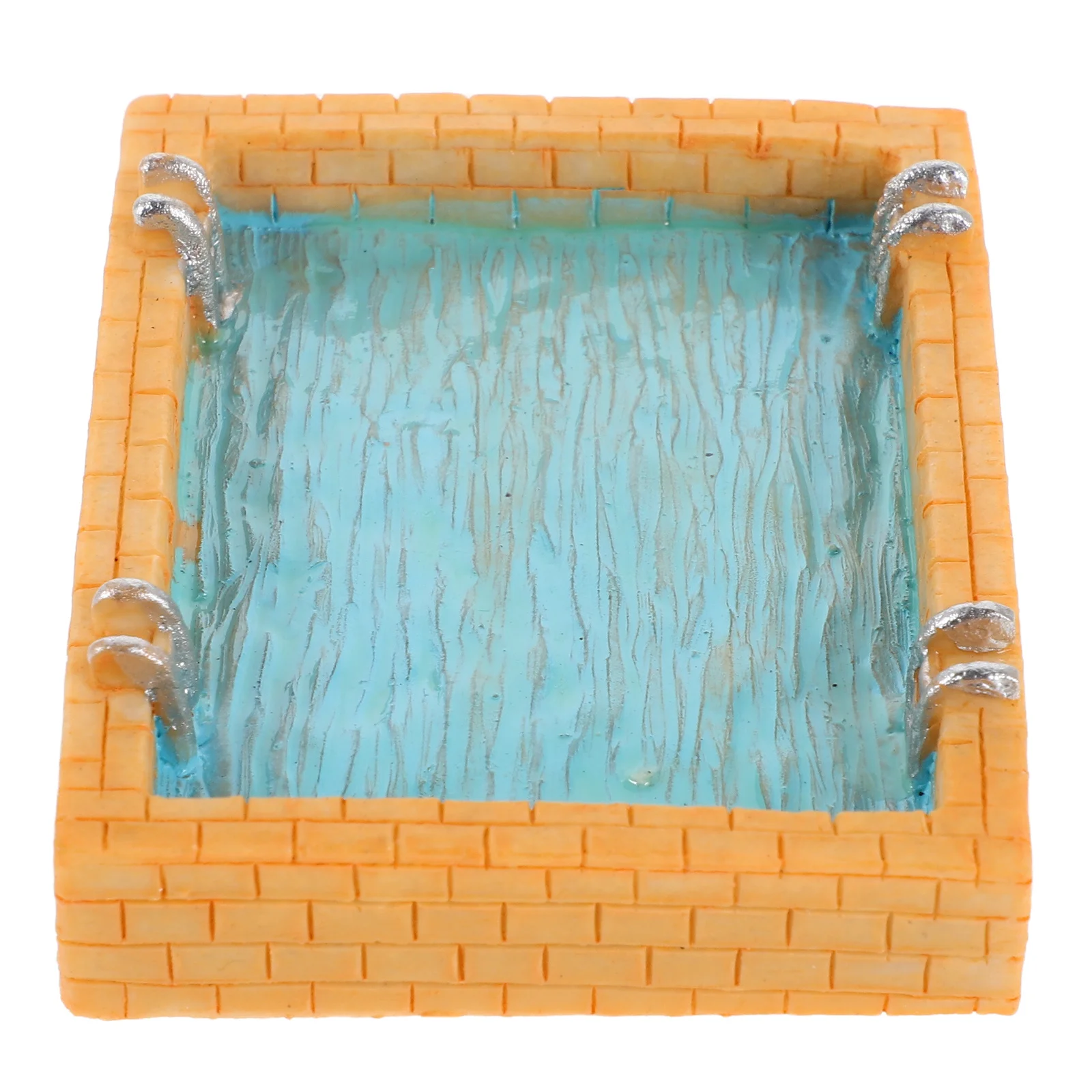 

Miniature Pool Tiny Size Easy Placement Tabletop Pools Coastal Decor DIY Miniature Beach Accessories Paddling Pool