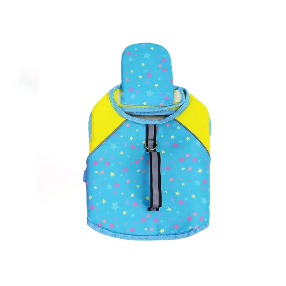 

Pet Supplies Adjustable Pet Swimming Jacket High Flotation Reflective Dog Swimming Vest Breathable Dog Life Jacket Beach