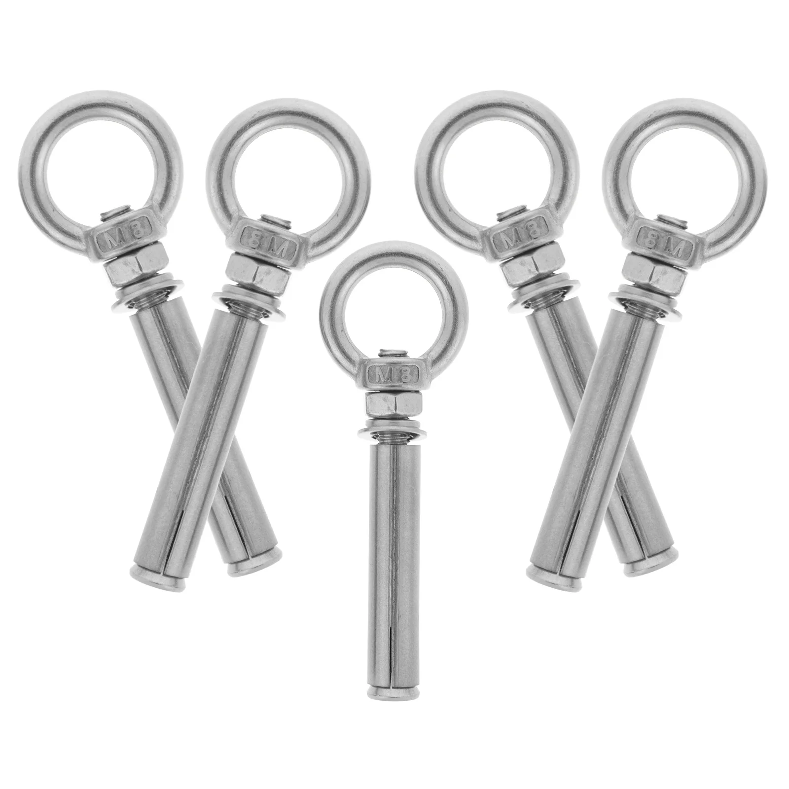 

5Pcs Stainless Steel Dog Yard Stake Heavy Duty Metal Leash Anchor for Outdoor Camping Hiking Tie Out Stake for Dog Leash