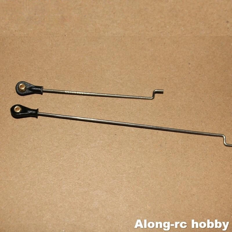Along-RC Hobby RC Airplane Ball Head Push Pull Rod Servo Linkage Rod Set for Electric Fixed Wing Glider 3D Aircraft Model Parts